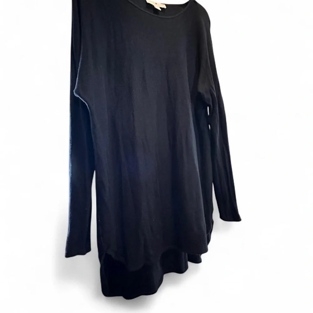 Michael Kors Black Long Sleeve Sweater Dress size Large Womens